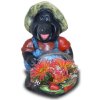 Tier - Dekofigur Maulwurf mit Blumenkorb