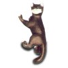 Tier - Skulptur Katze kletter au...