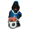 Tier - Skulptur Maulwurf mit Fußball - Blumentopf
