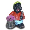Tier - Figur Maulwurf mit Blumen...