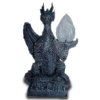Tier - Figur Drache mit Schwert und Fackel