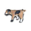 Tier - Skulptur American Foxhound markiert Revier