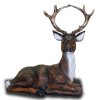 Tier - Skulptur Aufmerksamer Hir...