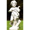 Weiße Garten-Figur Putto Peglio