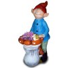 Wichtel hinter Fliegenpilz - Blu...