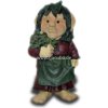 Stehende Frau mit Kleid und Schü...
