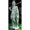 Wei&szlig;e Garten-Figur Steinguss-Figur - Centurio