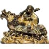 Statue Buddha reitet auf Drachen