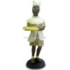 Deko - Figur Dame bringt Kuchen