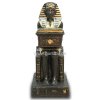 Dekorations - Figur Pharao auf Thron mit Truhe