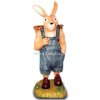 Osterhase mit Jeans - Latzhose u...