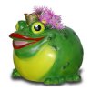 Dekorations - Figur Froschkönig als Blumentopf