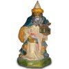 Skulptur König kniet mit Gold vor Jesus