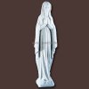 Heiligenfigur Madonna schlank, betend als Gartenfigur oder Grabschmuck