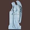 Engel-Figur - Engel auf Säule ge...