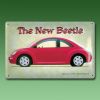 Blechschild - The New Beetle
