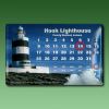 Blechschild Kalender Lighthouse