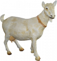 Tier - Figur Ziege mit Halsband
...